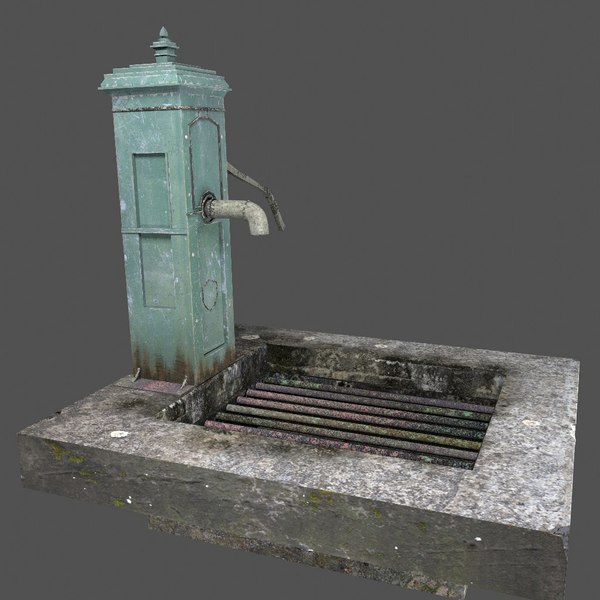 3D victorian hand water pump model - TurboSquid 1354411