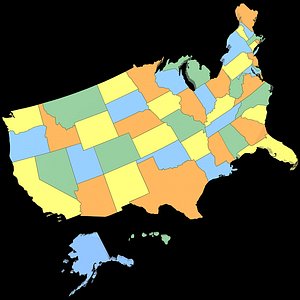 United States of America Map