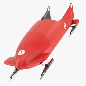 3D Bobsleigh Sled model