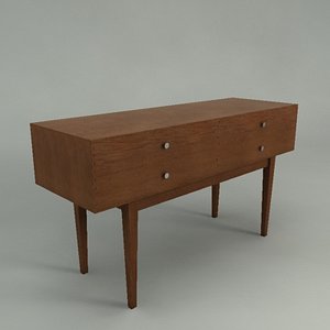 Grove Four-Drawer Console