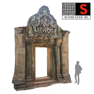 3d model jungle gate 8k