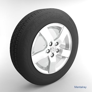 3d toyota tire model