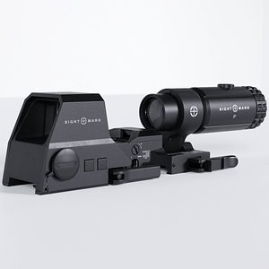 Sightmark Ultra Shot R-Spec T-5 Magnifier Combo 3D model