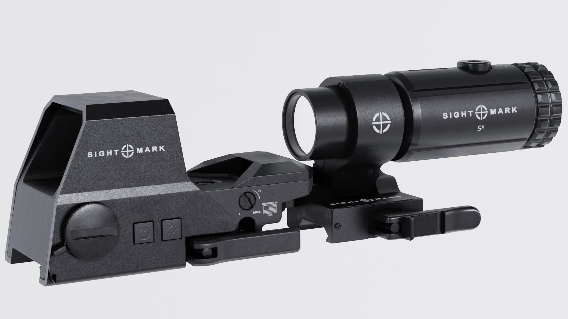 トイガン SIGHT MARK T-5 Magnifier Sightmark Ultra Shot R-Spec Reflex Sight + T-5 Magnifier