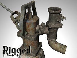pump 3d obj
