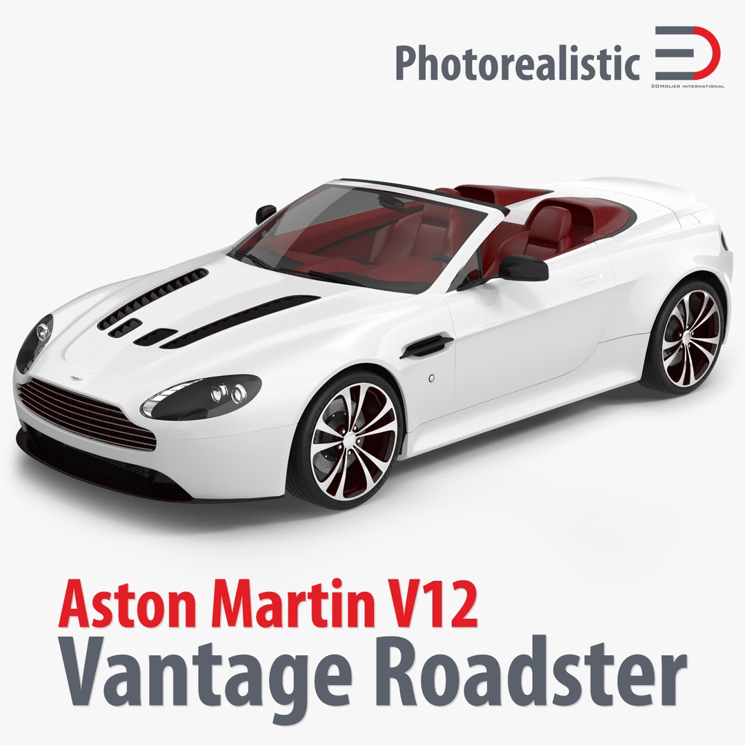 Aston Martin V12 Vantage Roadster 3D model preview