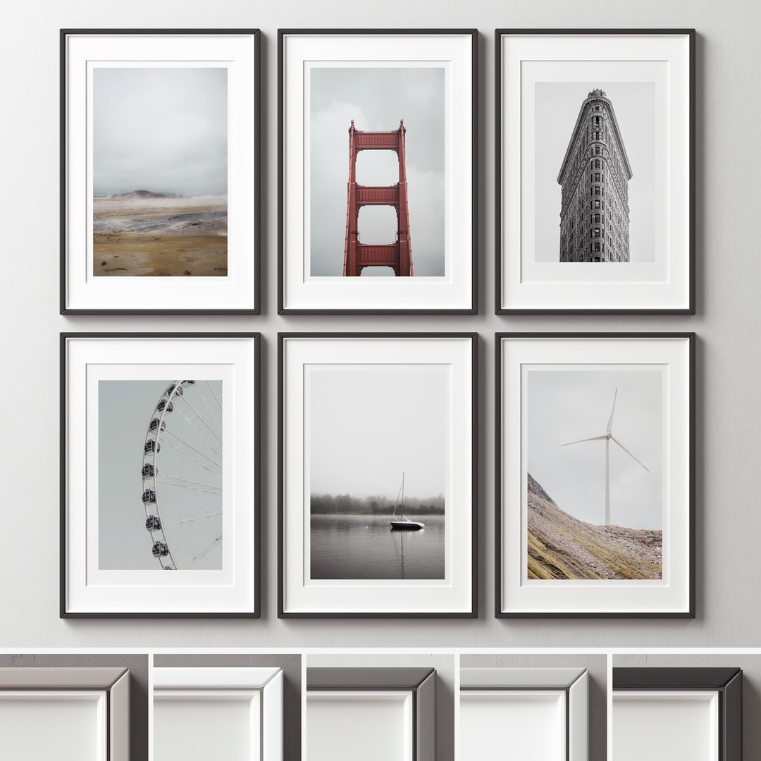3D frames set picture model - TurboSquid 1637924