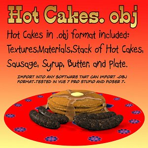 Hot Cakes. obj
