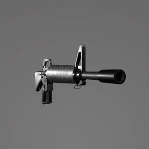 assault rifle 3D