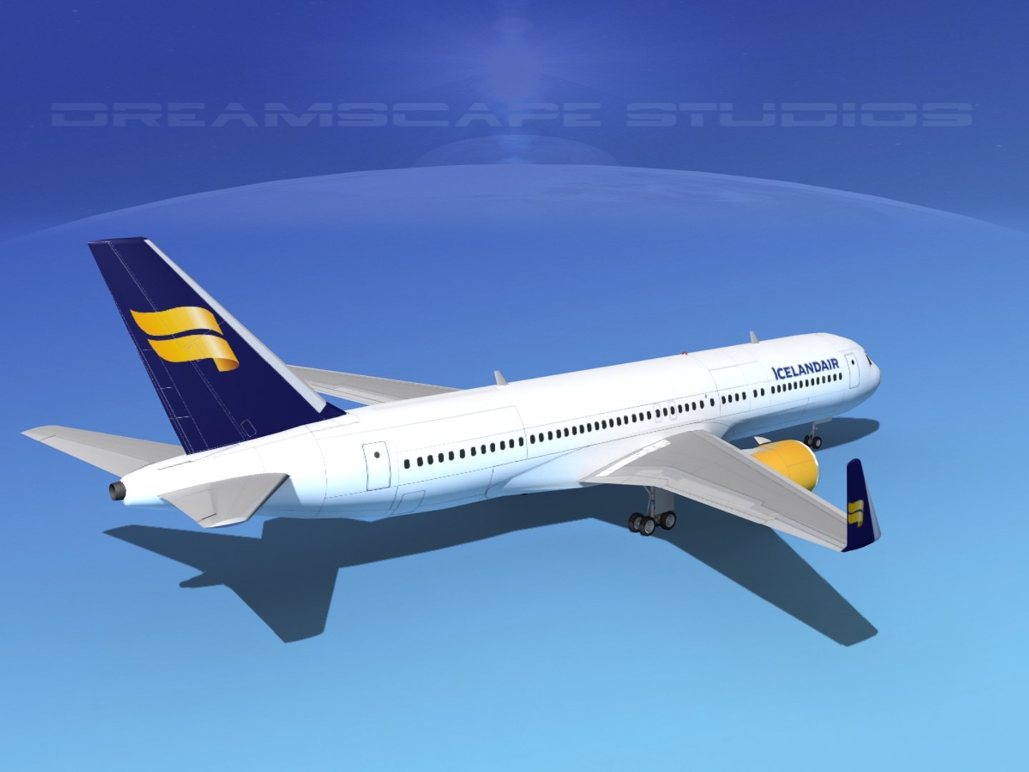 3d Model Of Airlines Boeing 767 767-300