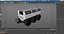 3D model All-Terrain Trailer Light Gray