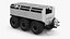 3D model All-Terrain Trailer Light Gray