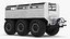 3D model All-Terrain Trailer Light Gray