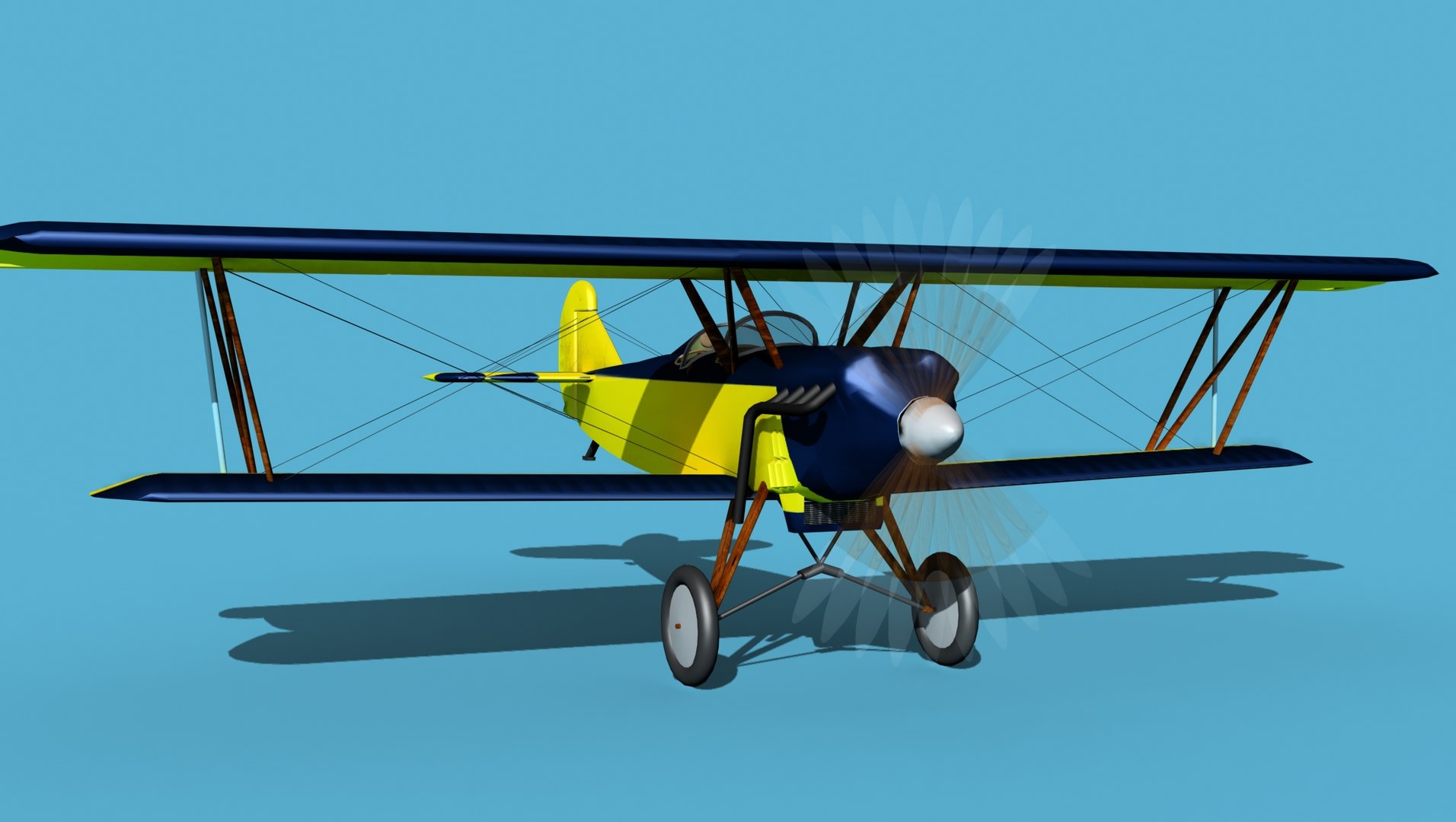 Travelair 2000 V05 model - TurboSquid 1924836