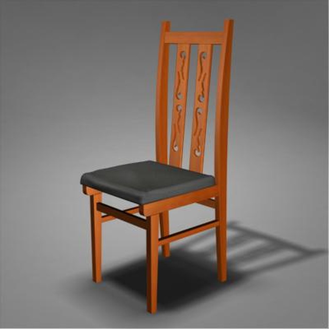 3d Chair Render Model