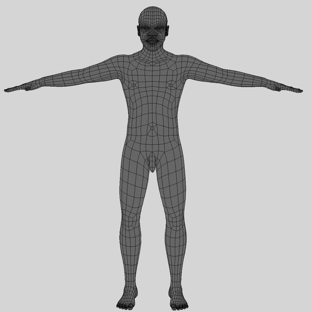 3d tyrone - black male model