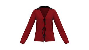 3D Female cardigan model