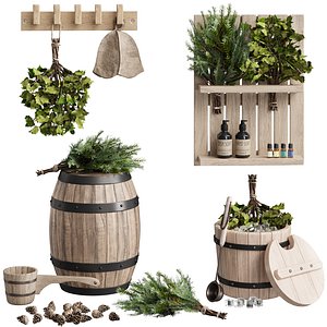 Accessories bath and sauna No 5 3D model