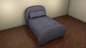 Modern Bed 3D model