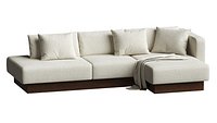 Brady Fabric Sofa Sectional Right