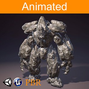 golem animations 3D model