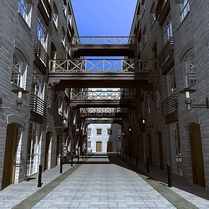 alley way 3d max