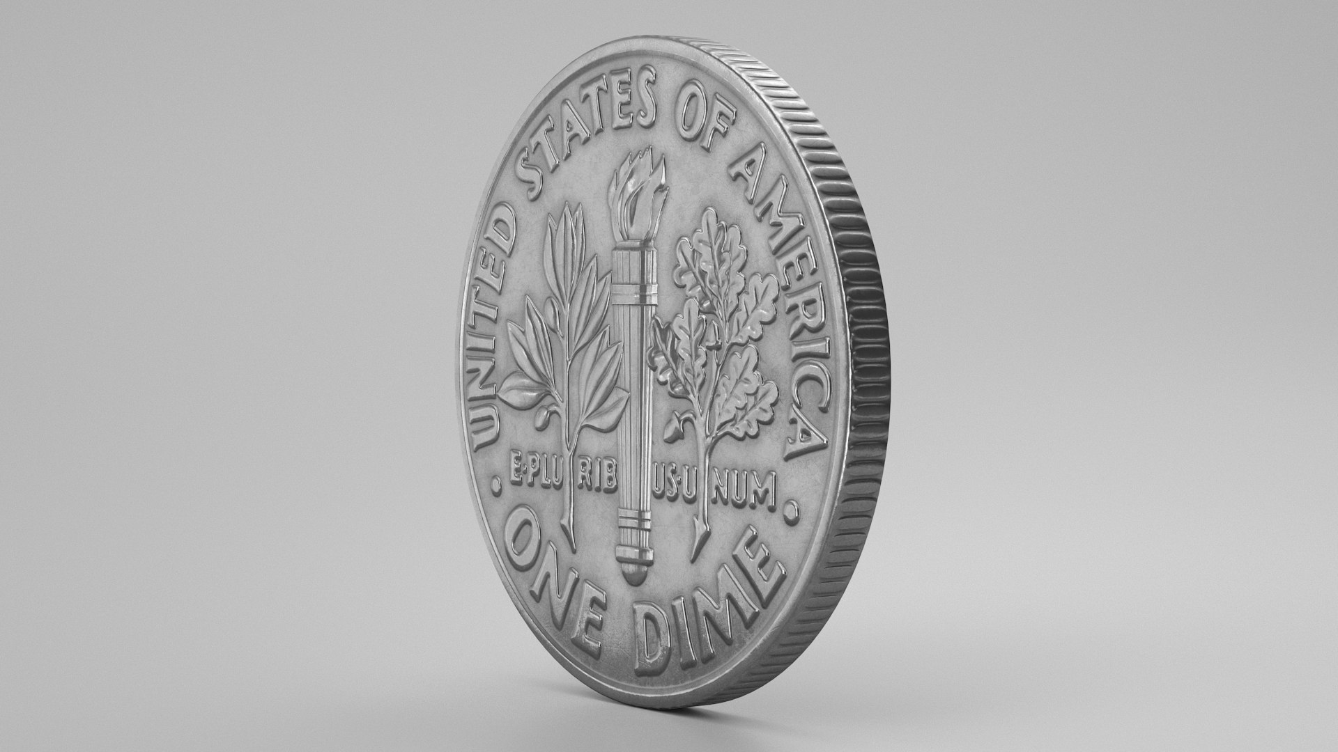 Dime coin pbr 3D - TurboSquid 1700162