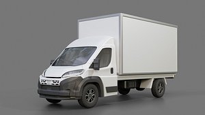 3D Fiat e-Ducato L2H2 2024 Box Truck