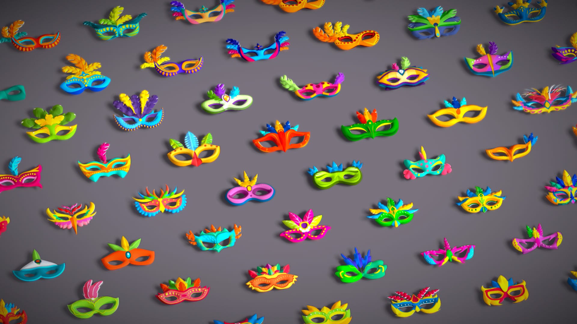 3D 65 Carnival Feather Mask Mega Pack - Kids Party Masks - Stylized Costume Masks https://p.turbosquid.com/ts-thumb/Jq/aXgojh/0G/1/jpg/1759667912/1920x1080/fit_q87/aca359cd9d2b721bee875e403403885a4663317b/1.jpg