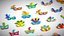 Mega Pack de 65 Máscaras de Plumas de Carnaval - Máscaras de Fiesta Infantiles - Máscaras de Disfraz Estilizadas