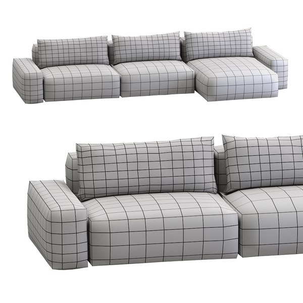 Modello 3D Divano Jesse Daniel Low Poly TurboSquid 1800707