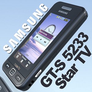 phone samsung gts5233 startv 3d model