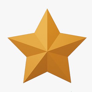 Orange Star Icon model