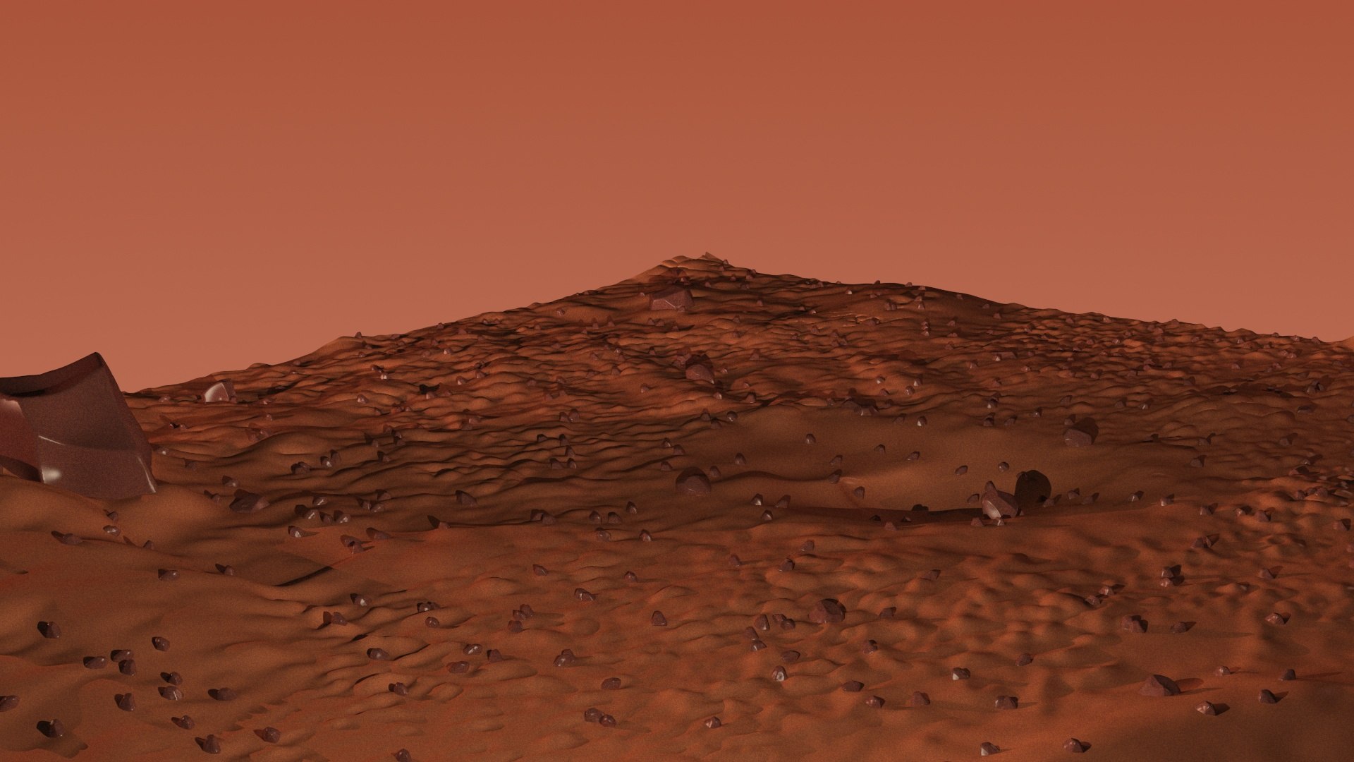 3D Model Mars Surface Rocks Modelled - TurboSquid 1257168