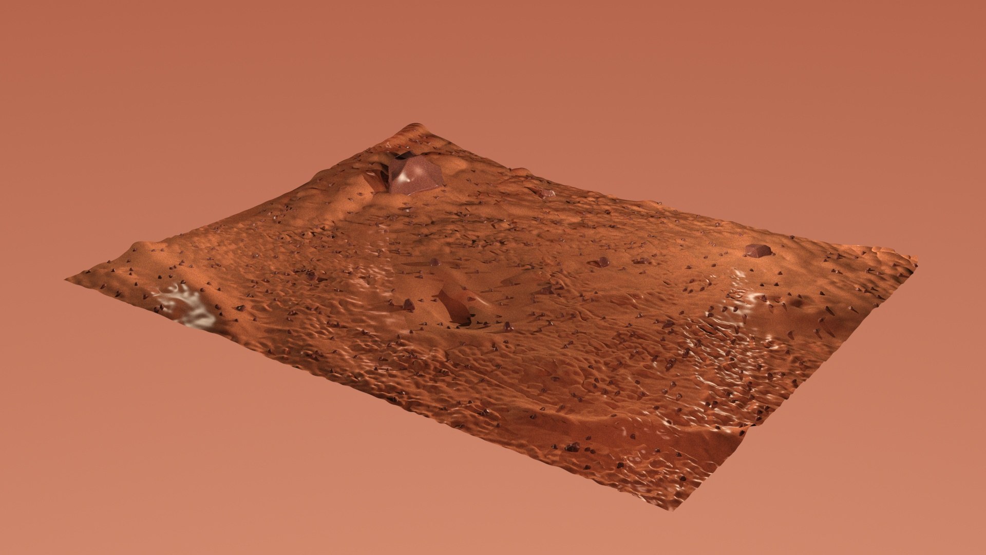 3D Model Mars Surface Rocks Modelled - TurboSquid 1257168