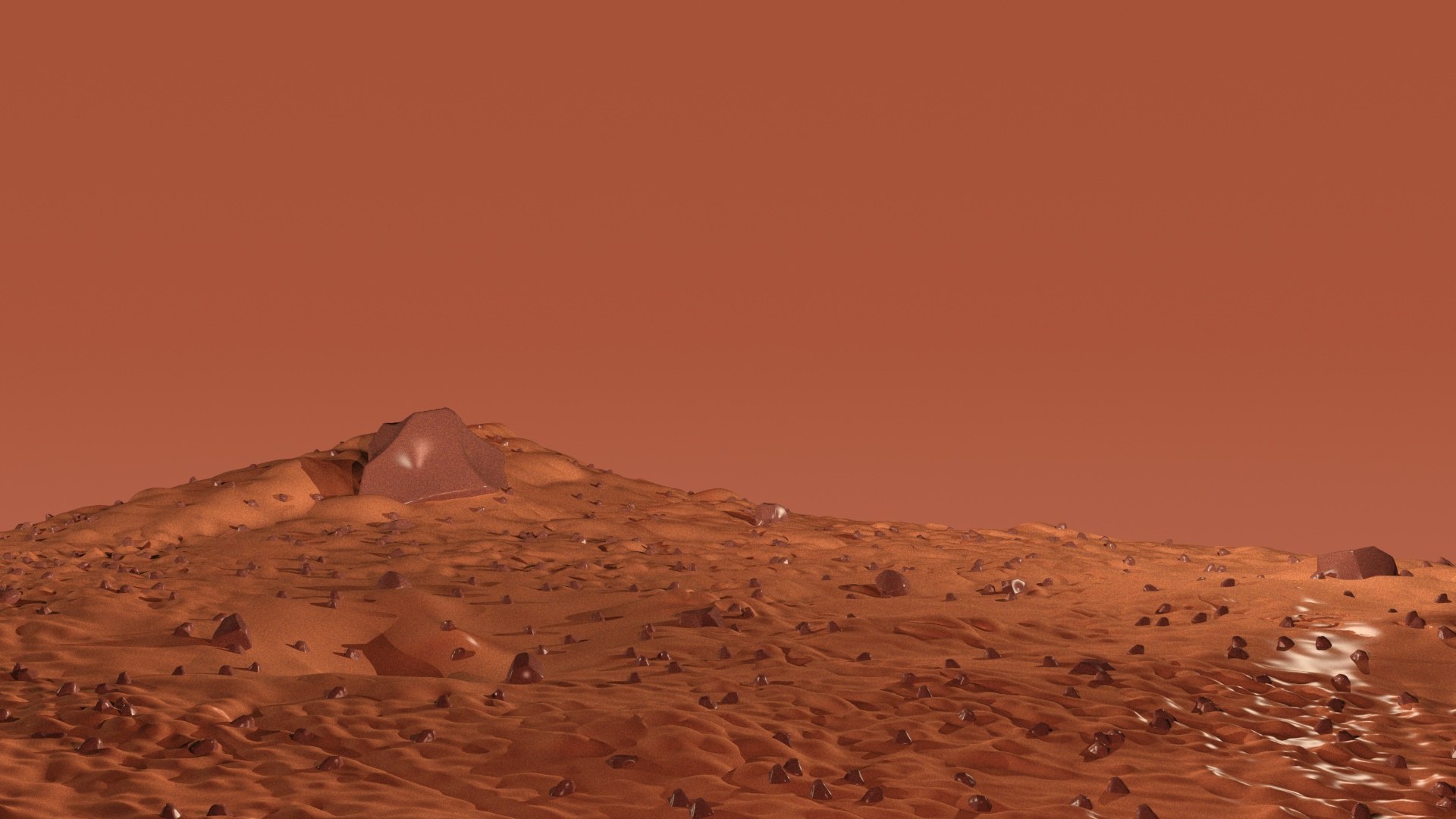 3D Model Mars Surface Rocks Modelled - TurboSquid 1257168