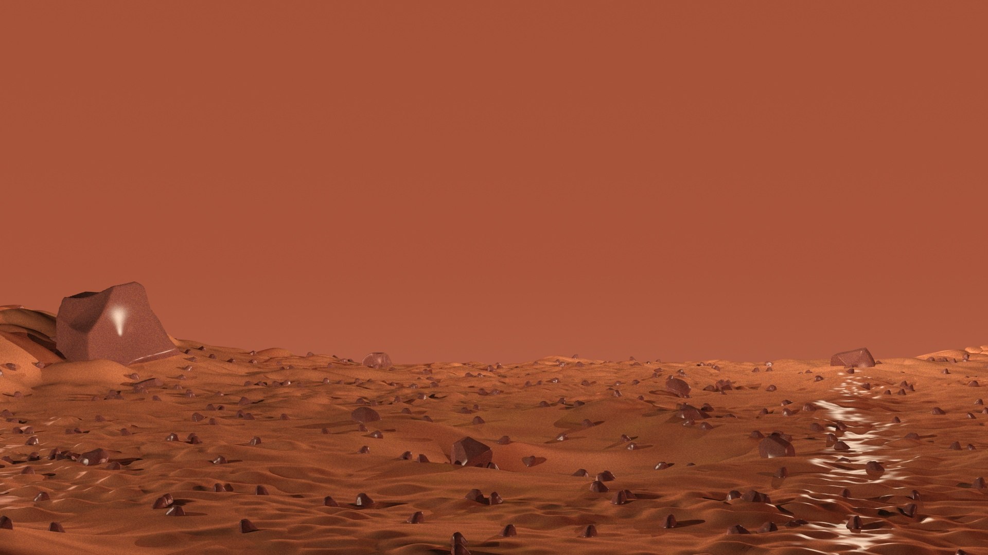 3D Model Mars Surface Rocks Modelled - TurboSquid 1257168