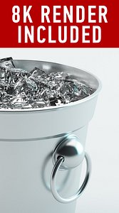 ice bucket hq 3d model