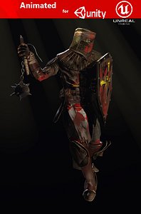 crusader with a club