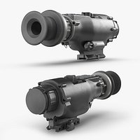 Tactical Thermal Scope with Eyecup Black