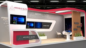3D stall booth