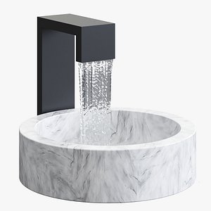 Animated pouring water basin 03