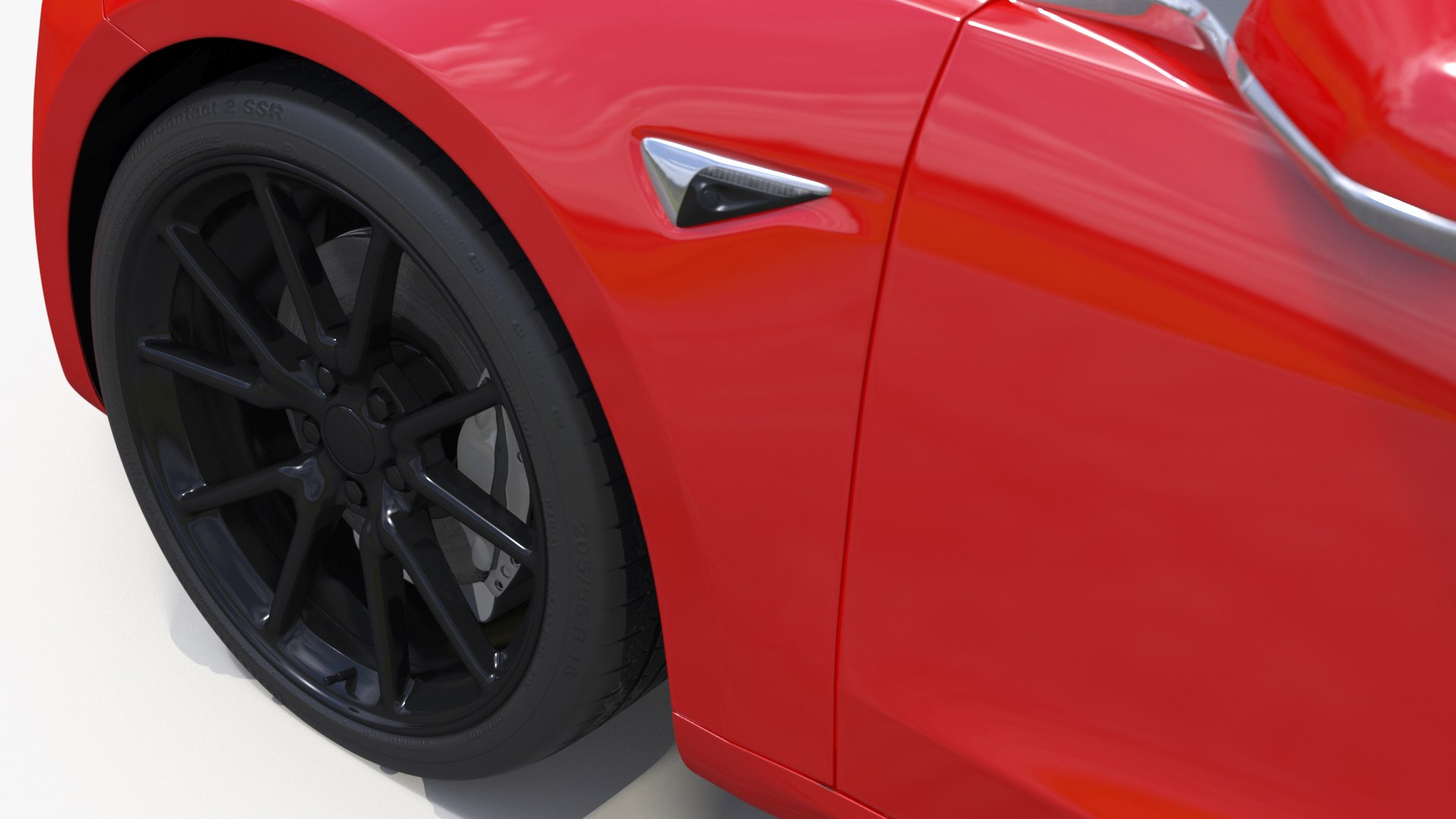 3D Model Tesla With Roof Rack - TurboSquid 2323806