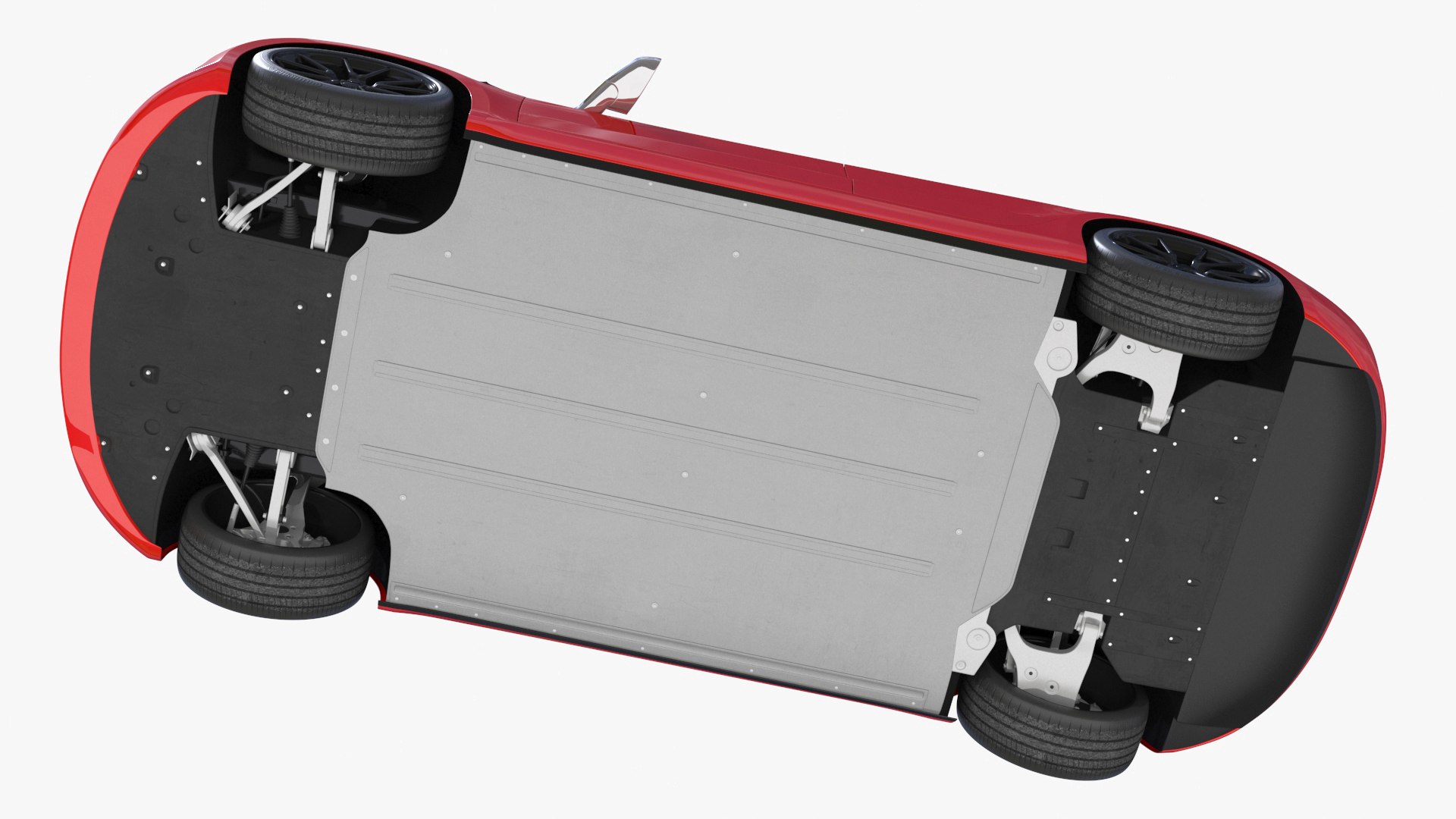 3D Model Tesla With Roof Rack - TurboSquid 2323806