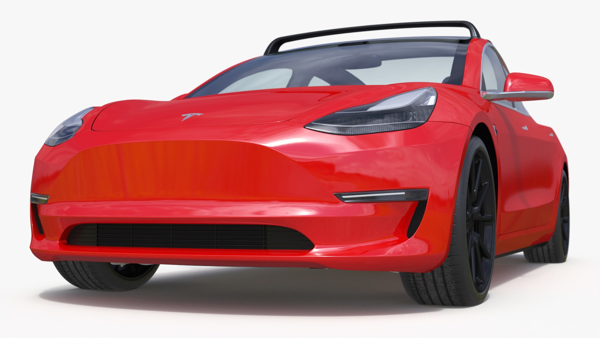 3D Model Tesla With Roof Rack - TurboSquid 2323806