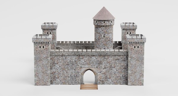 Medieval castle model - TurboSquid 1298895