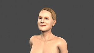 3D character rigged man