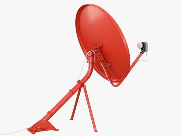 Antena parabólica Modelo 3d