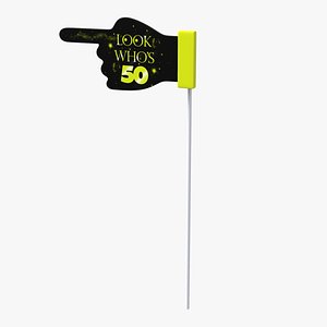 finger stick props 3D
