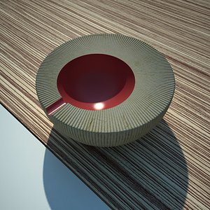 ceramic ashtray 3d model